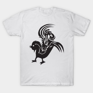 Chicken Cock Tattoo Art T-Shirt